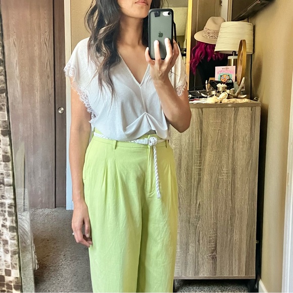 House of Harlow linen blend pants - Picture 3 of 3